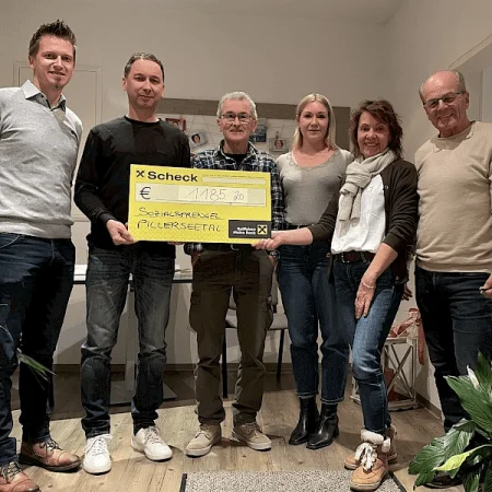 Spendenübergabe Kulturausschuss Waidring