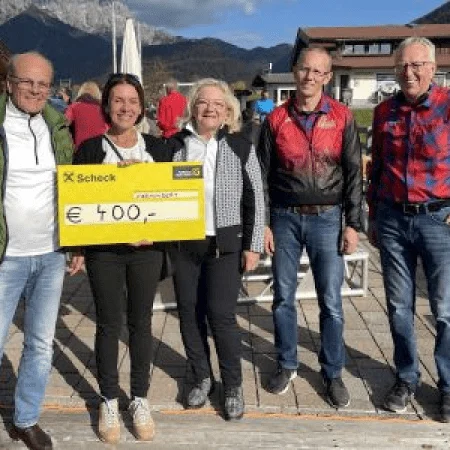 Die Pillerseetalbiker spenden für unseren Sozialsprengel