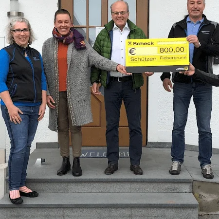 Spende von der Christian-Blattl-Schützenkompanie Fieberbrunn